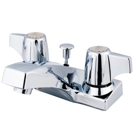 Kingston Brass KB100 4" Centerset Bathroom Faucet, Polished Chrome KB100